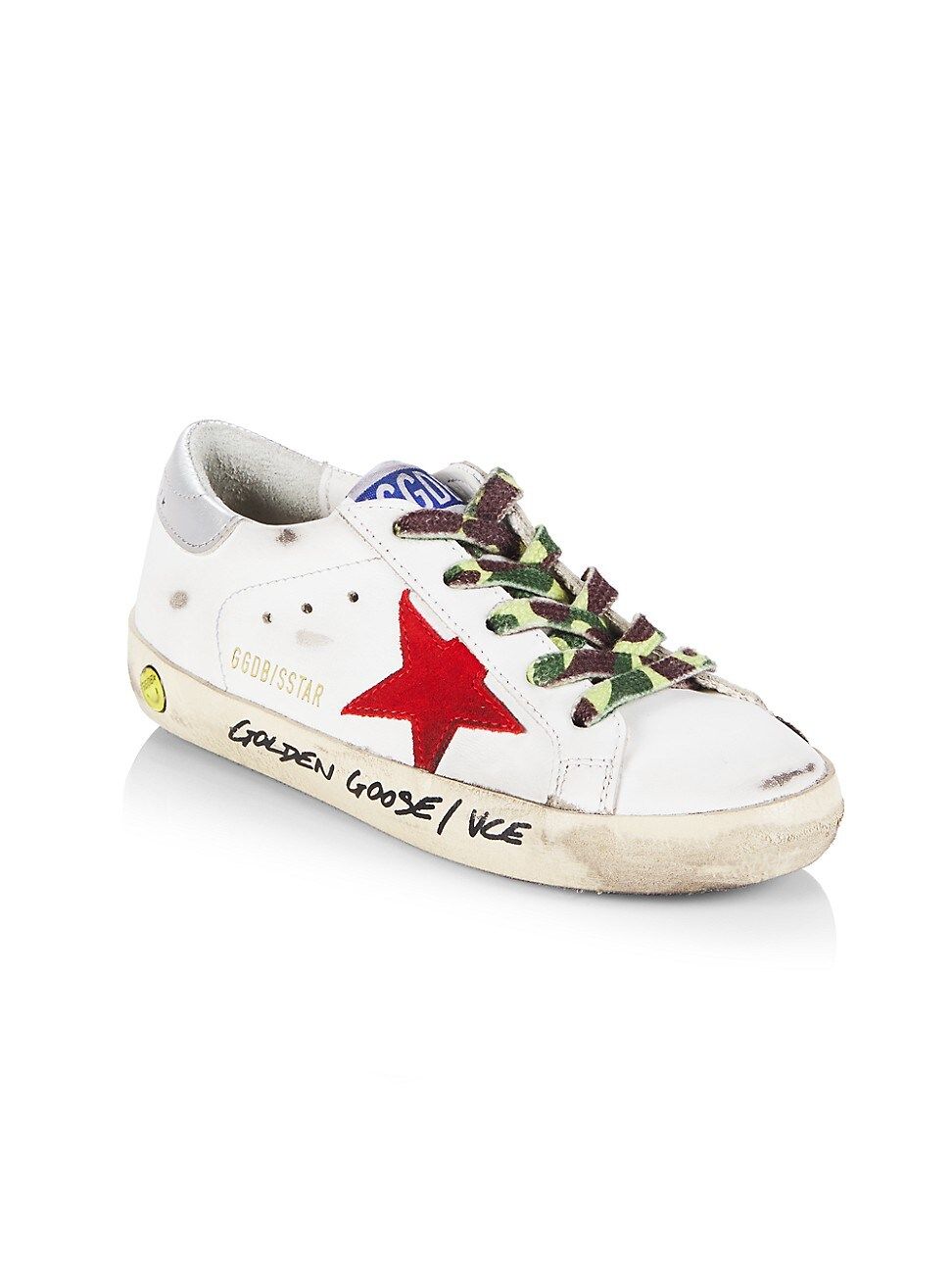 Baby's, Little Kid's & Kid's Superstar Leather & Suede Low-Top Sneakers - White - Size 5 (Baby) | Saks Fifth Avenue