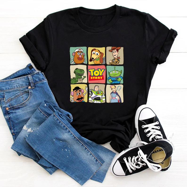 Disney Toy Story Characters Shirt, Toy Story Group Shirts, Cool Toy Story Shirt, Woody Shirt, Dis... | Etsy (US)