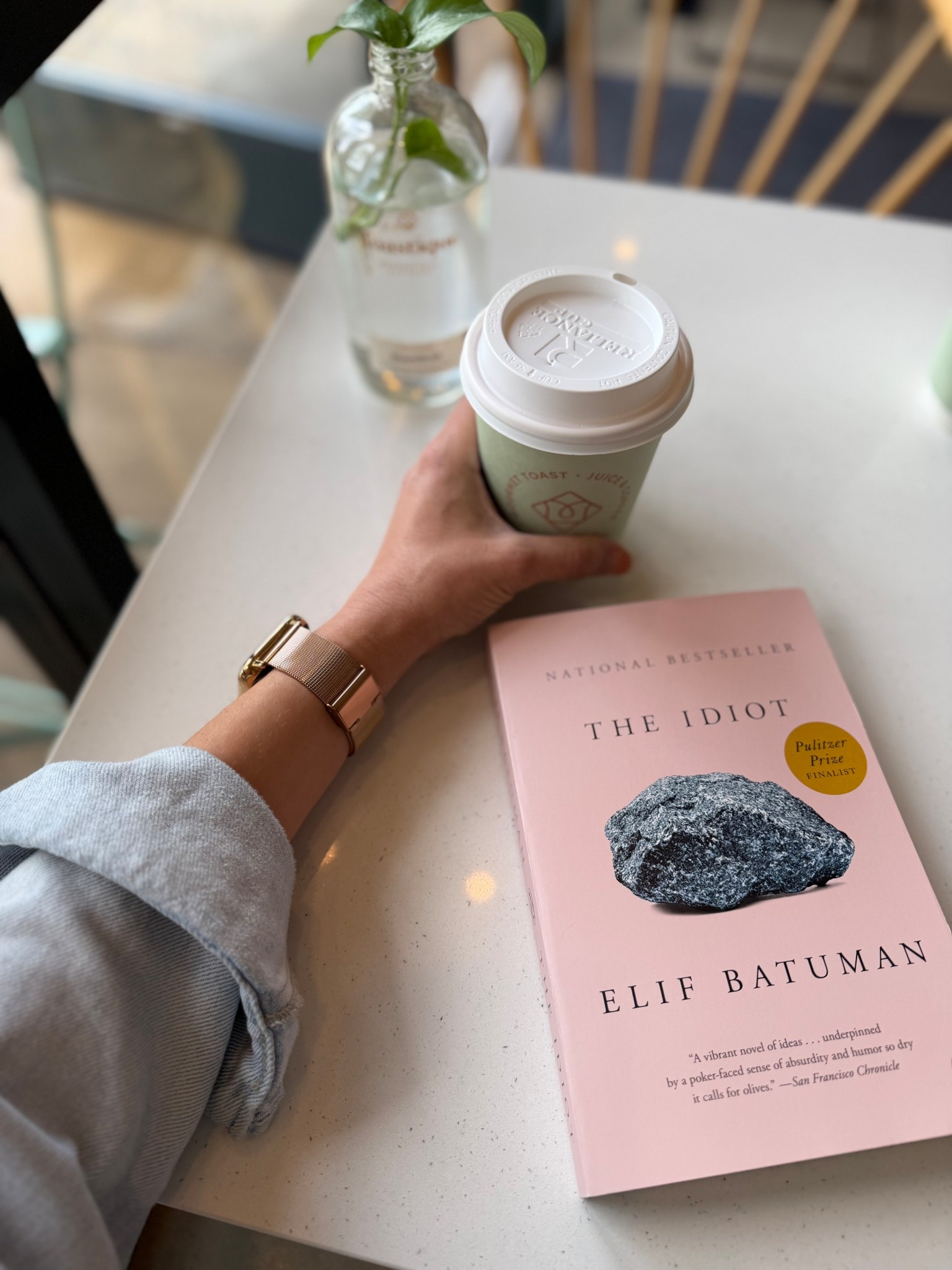 Coffee and a book date 📖☕️

Denim jacket, oversized jacket, jean jacket, watch, gold watch, books to read, babes in the covers, book recommendations, book club, book lovers.
#cmcoving, #jenniferxerin, #babesinthecovers

#LTKPetite #LTKstorytime #LTKSaleAlert