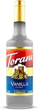 Torani Vanilla Syrup Pet Bottle, Vanilla, 750 ml. | Amazon (CA)