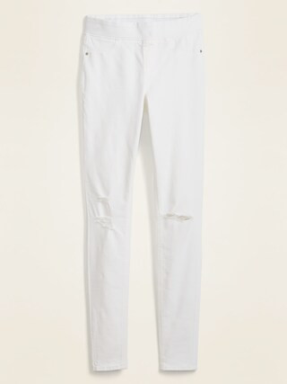 Mid-Rise Slimming-Effect Waistband Rockstar Jeggings for Women | Old Navy (US)