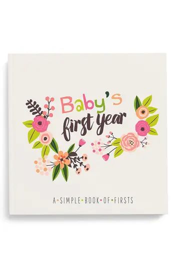 Lucy Darling 'Baby'S First Year' Memory Book, Size One Size - Pink | Nordstrom