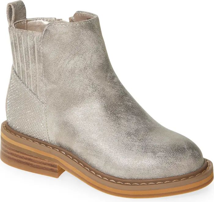 Nordstrom Kids' Flora Metallic Sparkle Zip-Up Boot | Nordstrom | Nordstrom