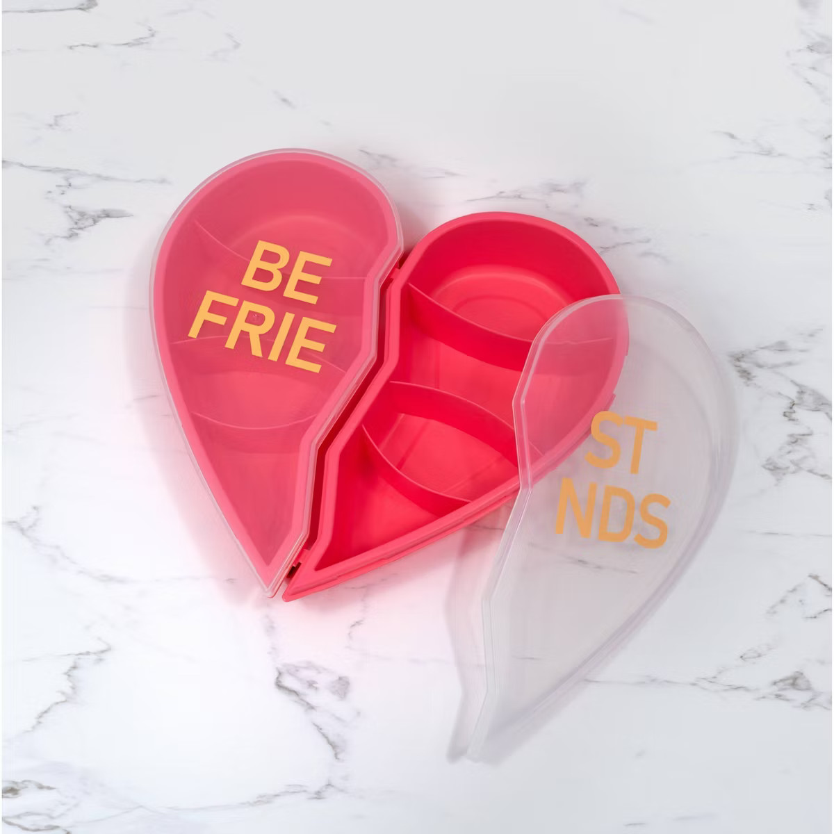 Cook With Color Valentine Best Friends Heart-Shaped Snacklebox | Target