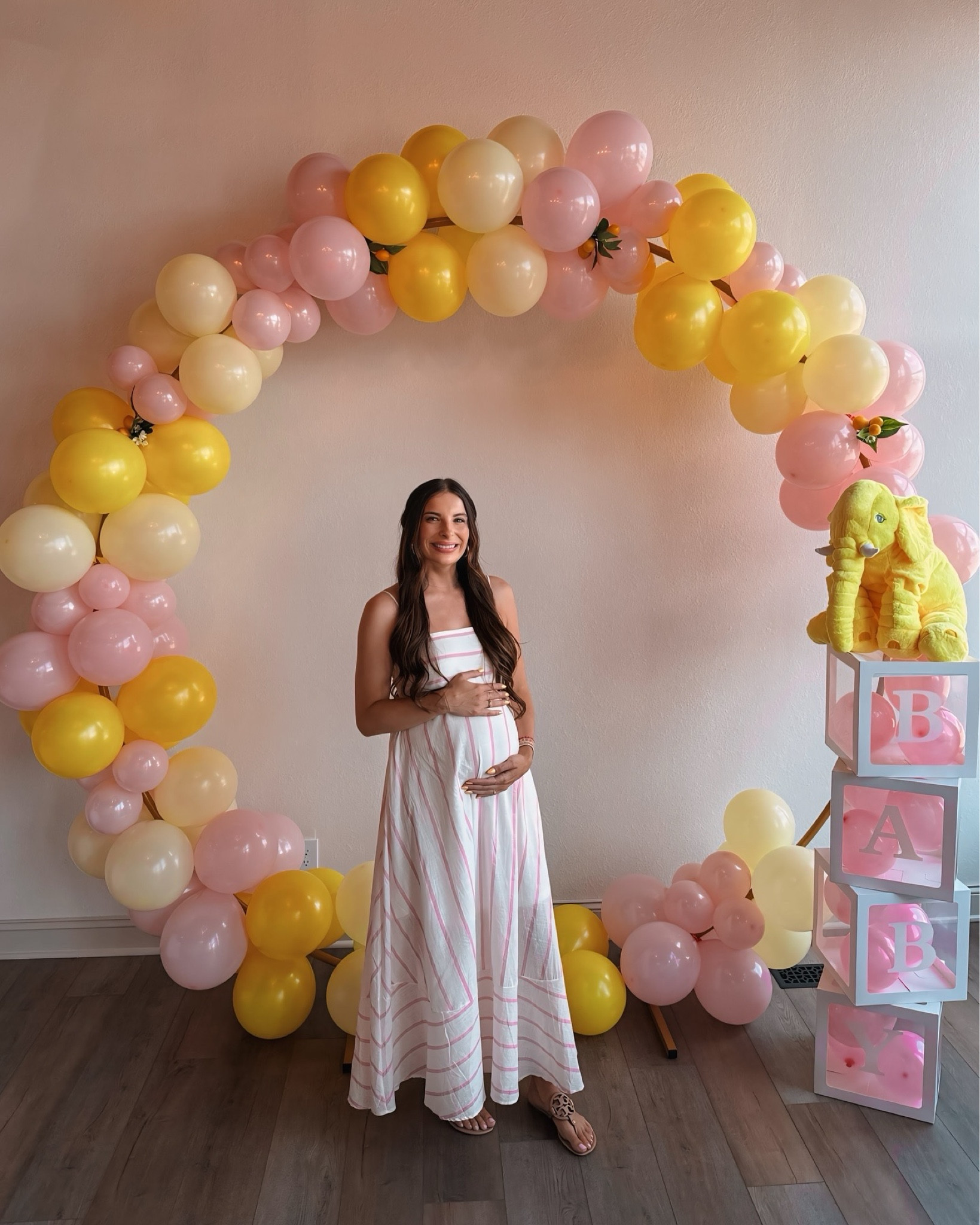 Baby shower dress + decor! 

#LTKBump #LTKParties #LTKFindsUnder100