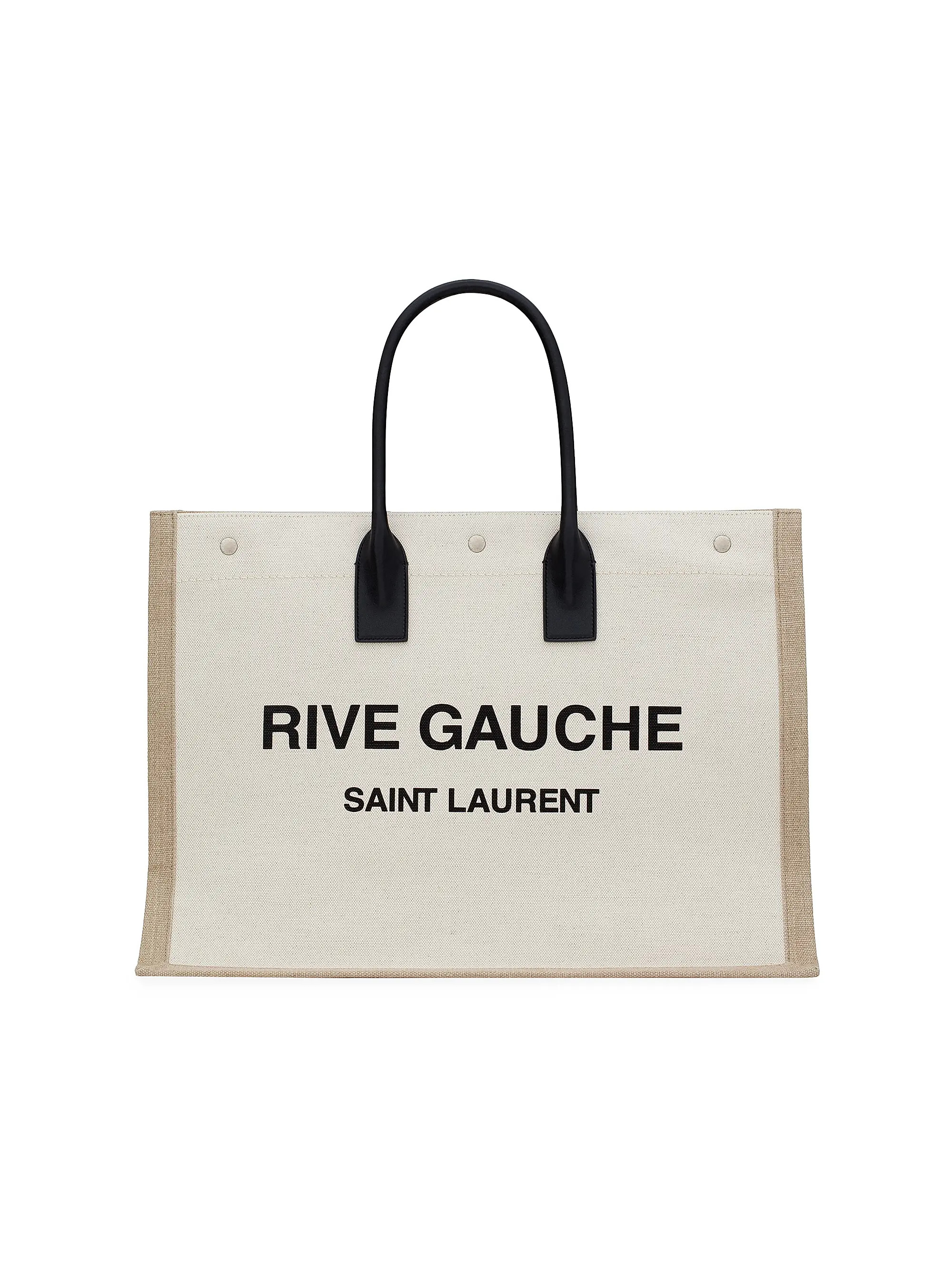 Saint LaurentRive Gauche Tote in Canvas | Saks Fifth Avenue