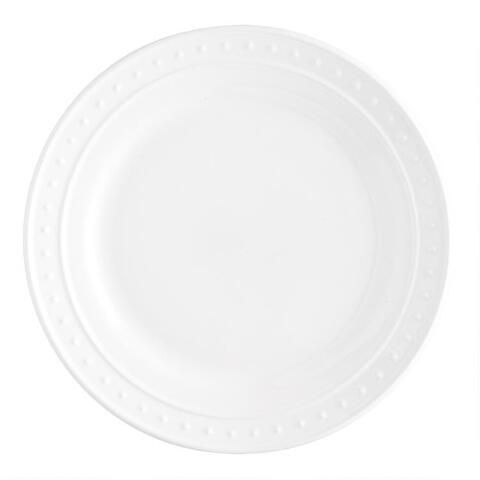 White Nantucket Salad Plates Set Of 4 | World Market