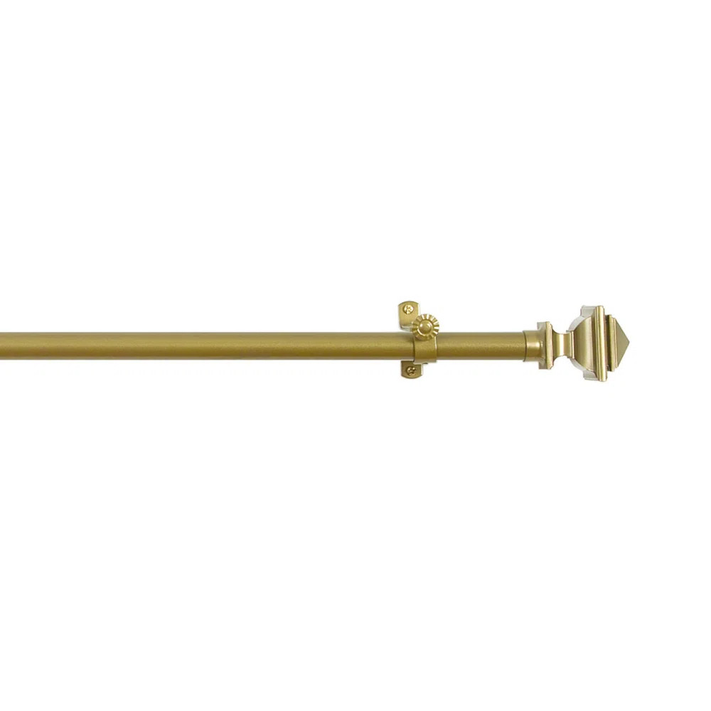 Solomon Adjustable Single Curtain Rod | Wayfair North America