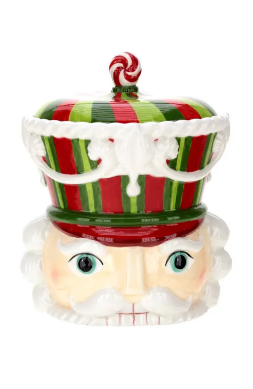 Mark Roberts Nutcracker Head Jar, Red Green at Nordstrom | Nordstrom