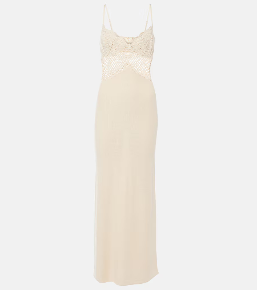 Staud Tara cotton crochet maxi dress | Mytheresa (INTL)