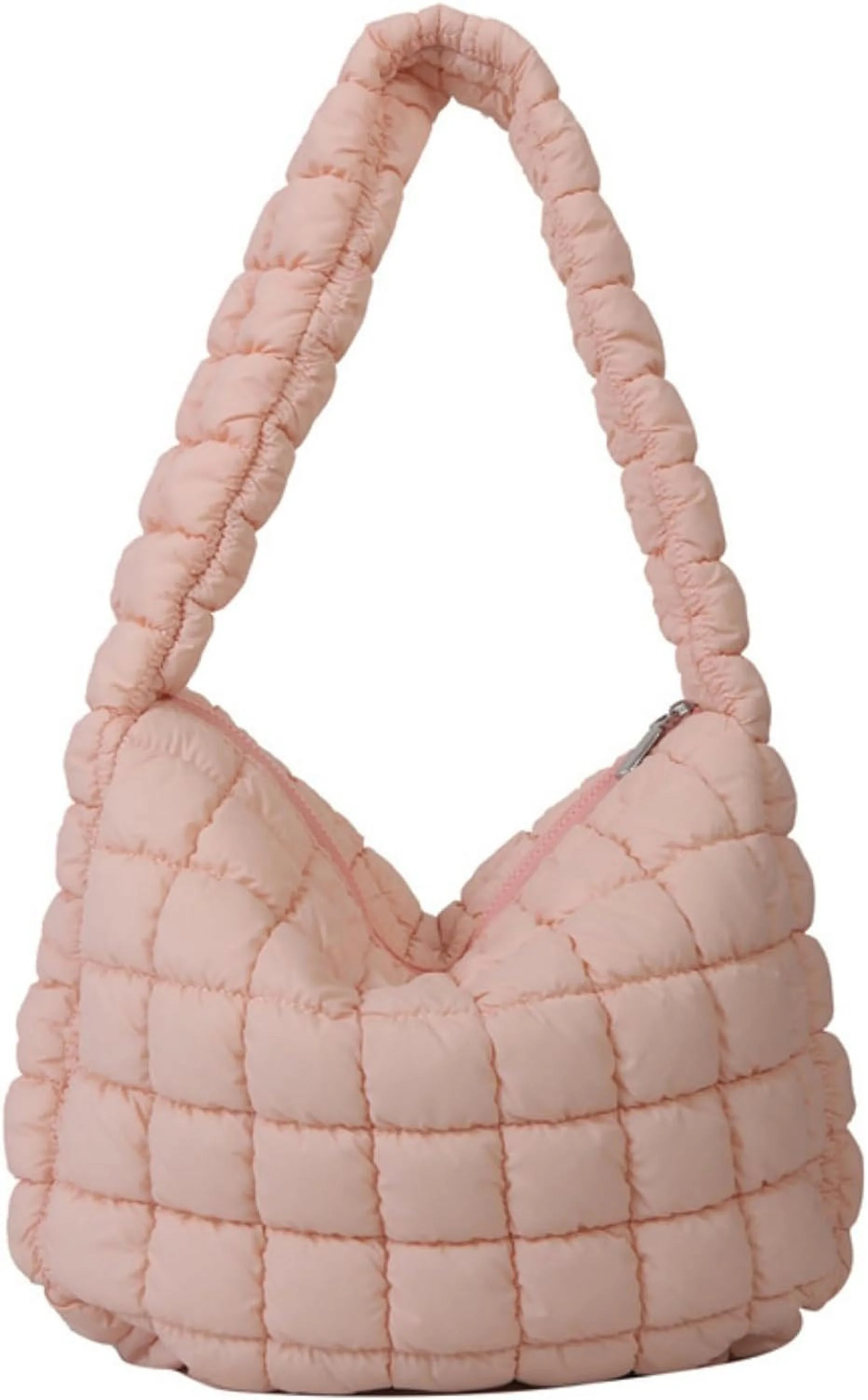 Kukuzhu Puffer Tote Bag Women Quilted Large Shoulder Bags Puffy Bubble Hobo Pleated Purse Nylon P... | Walmart (US)