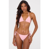 Baby Pink Mix And Match Triangle Bikini Top | PrettyLittleThing UK