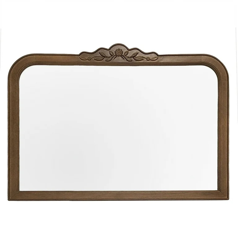 My Texas House Ornate Floral Carved Framed Mirror 38x28 | Walmart (US)