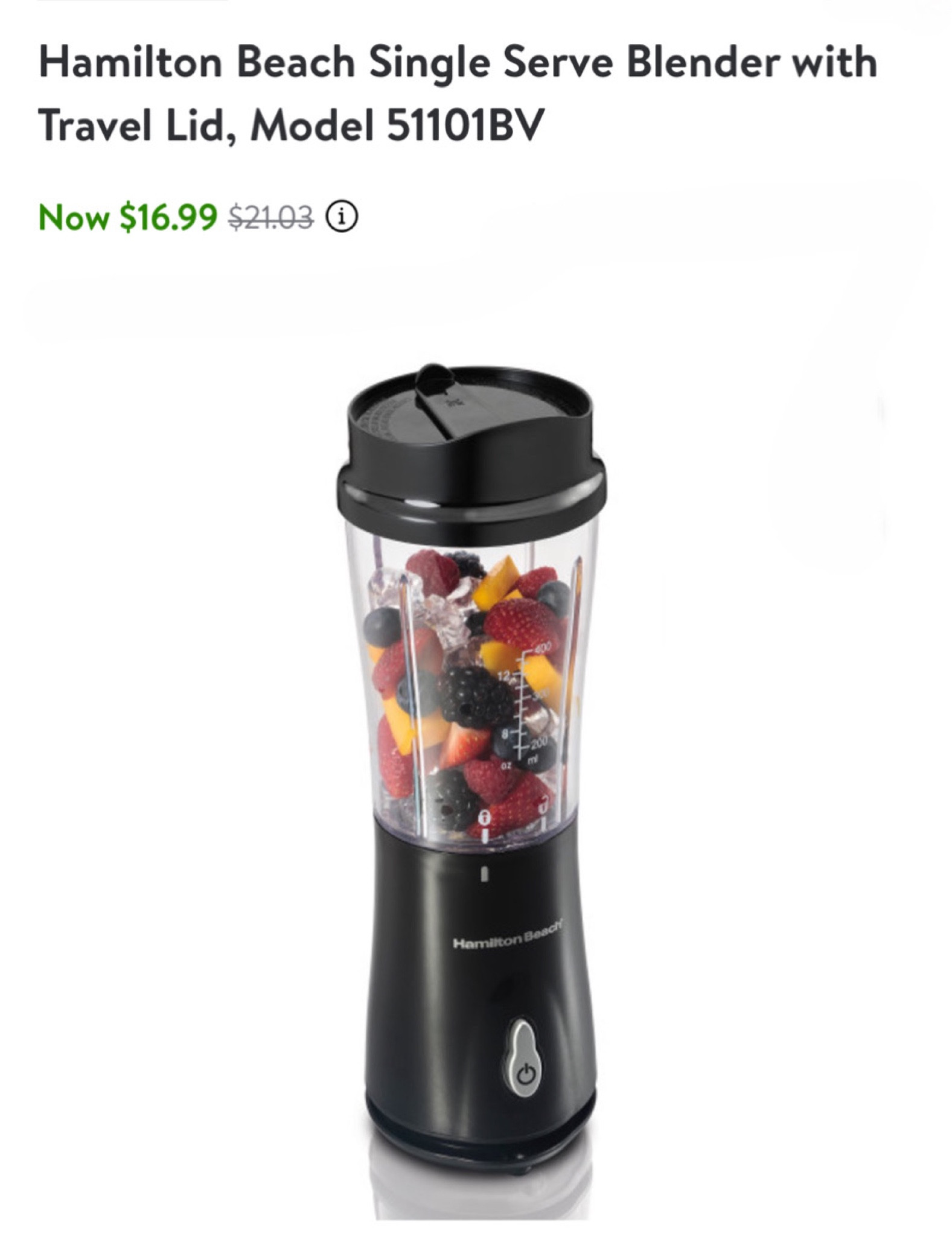 Walmart Deals: Single Blender