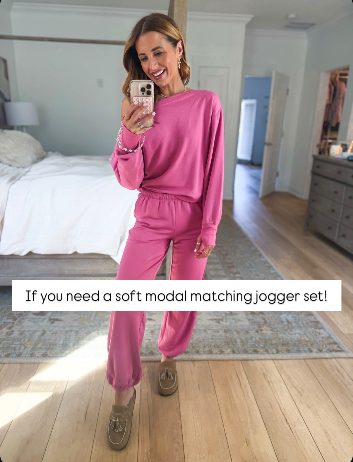 New target arrivals I am loving for spring and summer. Matching jogger set in XS. Travel outfit. Casual outfit. Spring outfit. Athleisure. Summer outfit. Mules are TTS.

#LTKTravel #LTKootd #LTKmomlife