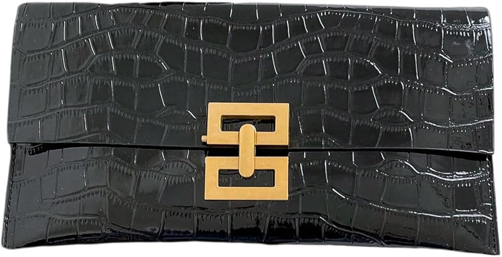 Verdusa Women's Clutch Evening Bags Trendy Envelope Handbags Metallic Purses Formal Wedding | Amazon (US)