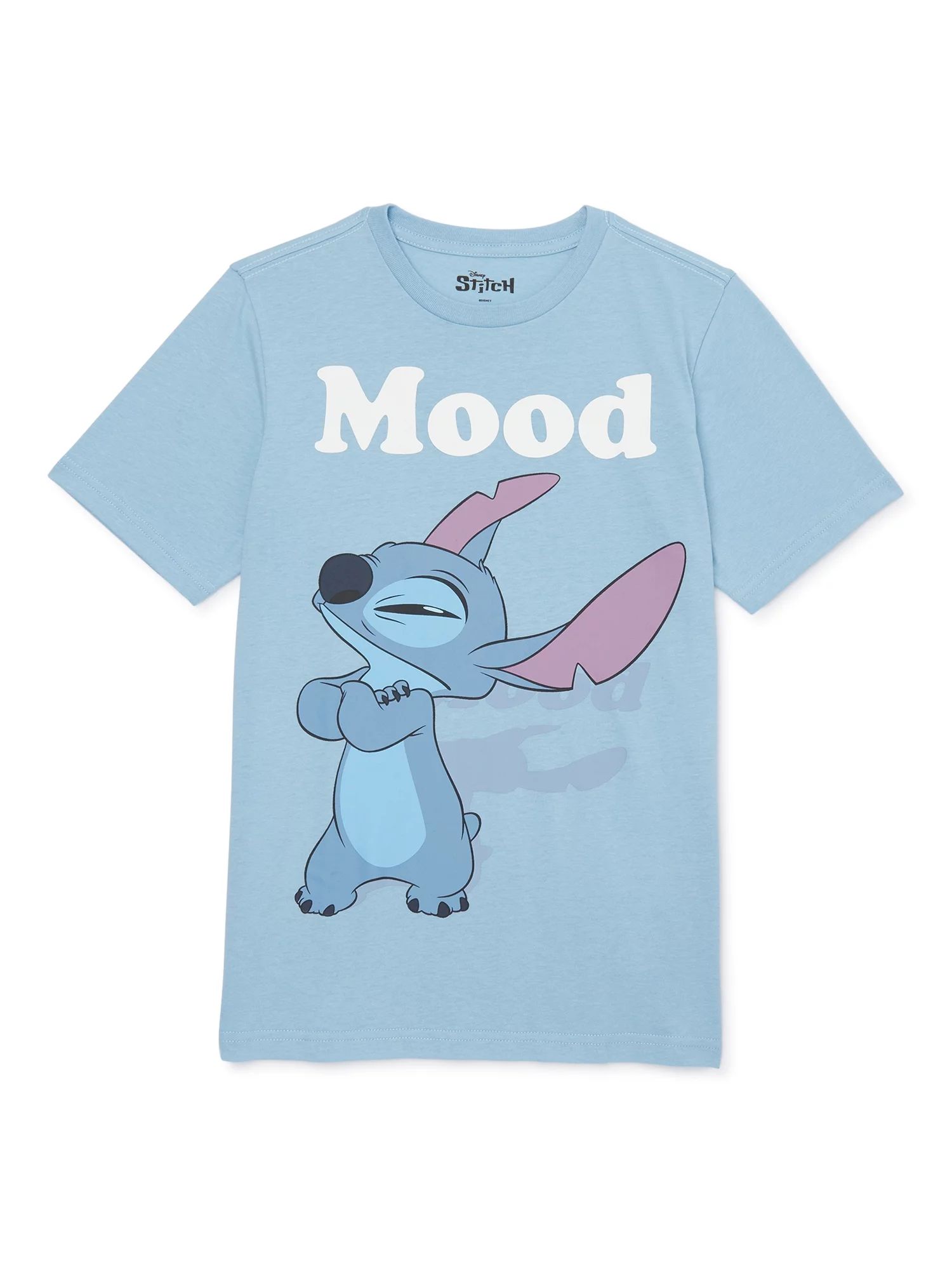 Disney Boys Lilo & Stitch Graphic Short Sleeve Crew Neck T-shirt, Sizes XS-2XL (4-18) | Walmart (US)