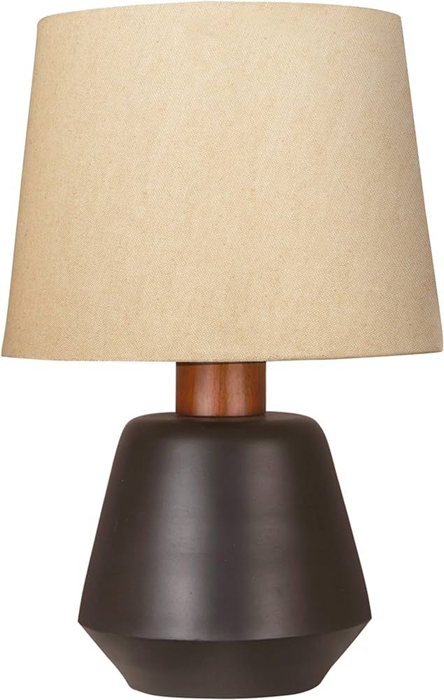 Signature Design by Ashley Ancel Contemporary 18.5" Table Lamp, Black & Brown | Amazon (CA)