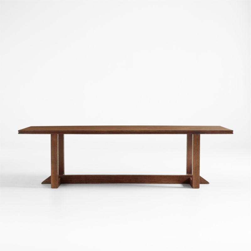 Es Taller 108" White Oak Wood Dining Table by Athena Calderone + Reviews | Crate & Barrel | Crate & Barrel