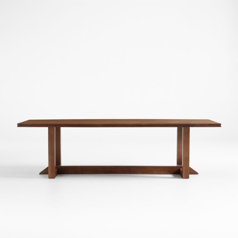 Es Taller 108" Solid White Oak Wood Dining Table by Athena Calderone | Crate & Barrel | Crate & Barrel