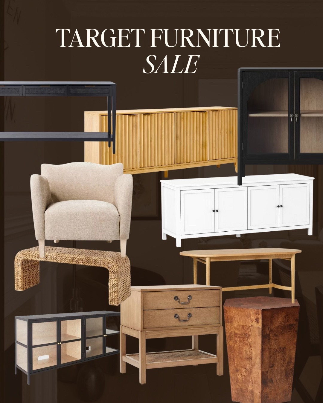 PSA for my home lovers 🤍

Target is having a furniture sale, and there are so many good staples included — think accent chairs, nightstands, coffee tables, and storage pieces that actually work in real homes. If you’ve been waiting to upgrade a space or swap out builder-grade pieces, now is a great time.

I’m sharing my favorite finds and the ones I’d actually buy — save this and check the links before they’re gone 👀