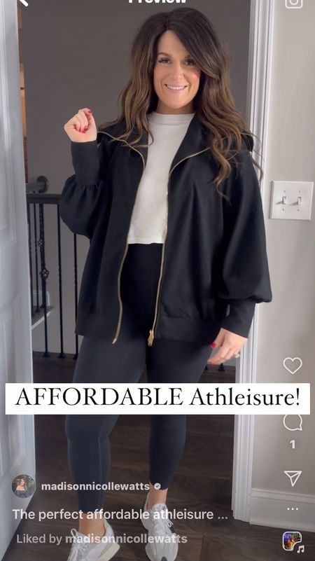 The perfect affordable athleisure pieces for your closet!!

I’m wearing sizes: 
Jackets: L
Leggings: L
T-shirt: M
Shoes: 9
Socks: L

#LTKstyletip #LTKmidsize #LTKfindsunder50