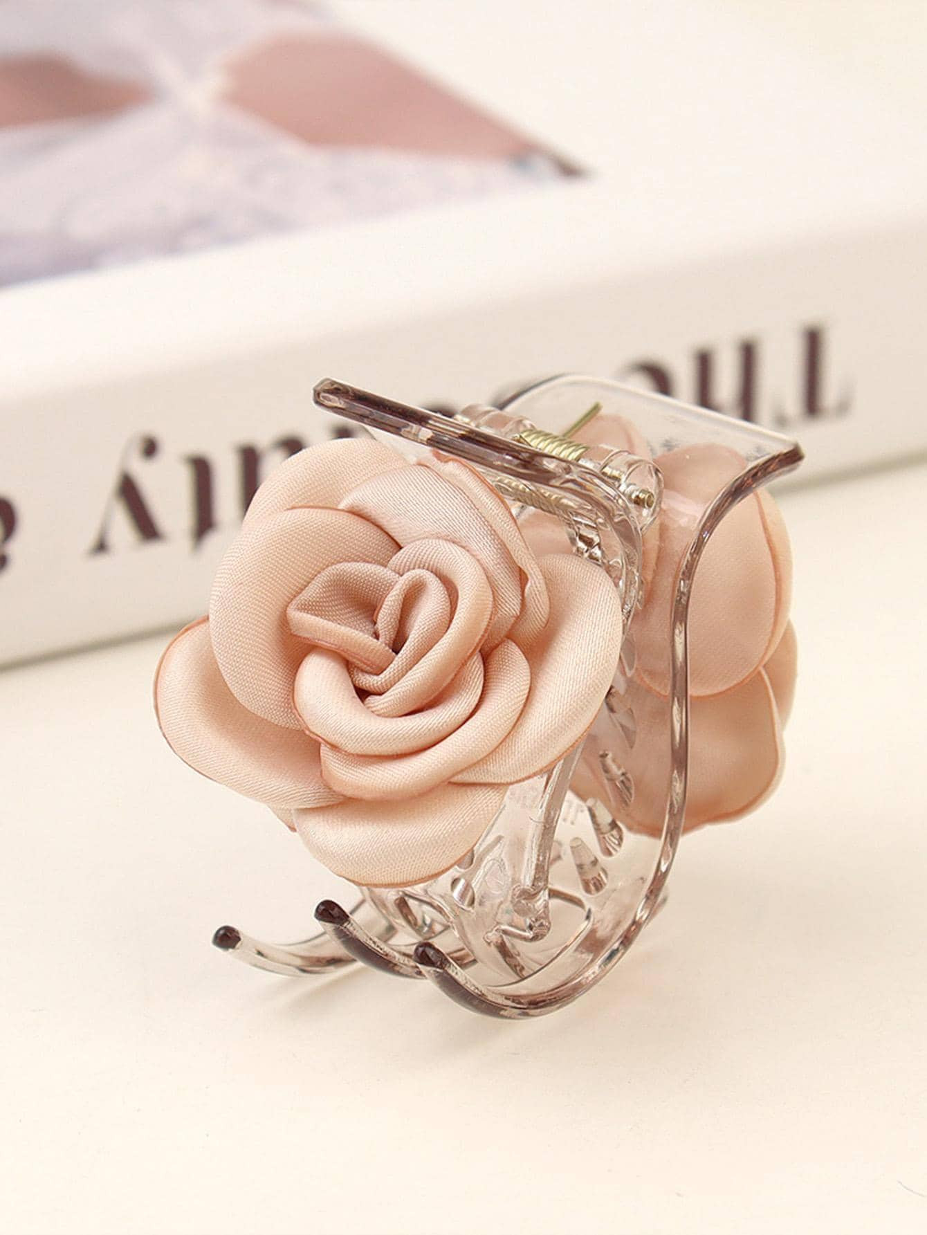 Flower Decor Hair Claw Elegant | SHEIN
