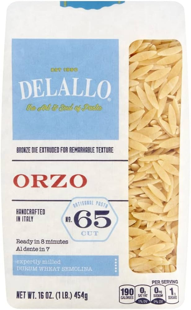 Delallo, Orzo, 16 Ounce | Amazon (US)