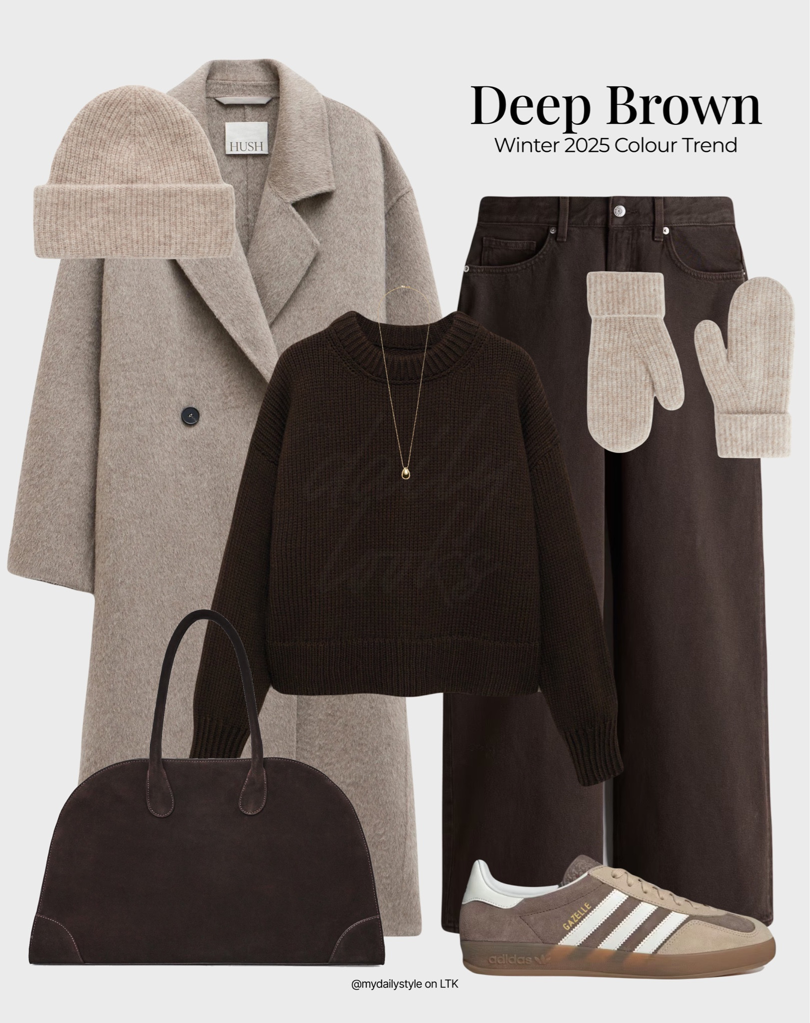 Styling beige wool coat for winter season 🤎

Check out more styling ideas in my profile. 

Tags: chocolate brown, deep brown, brown shade, brown tones, beige, pantone color 2025, mocha, winter style, winter outfit, winter look, winter fashion, easy styling, simple everyday look, chic & basic outfit, Parisian look, casual outfit, capsule wardrobe, office look, brunch style, high street, wool coat.


#LTKstyletip #LTKwinter #LTKbag