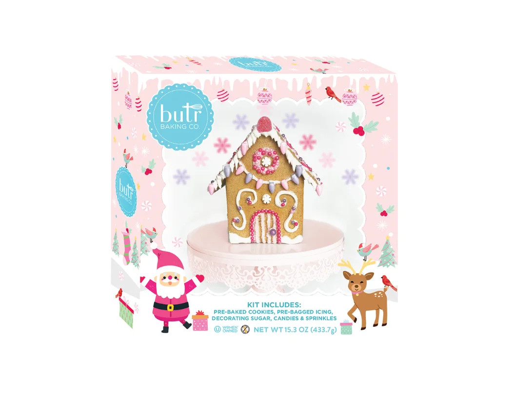 Butr Baking Co. Christmas Bliss Mini House Kit, 14.1 oz, Fully Baked | Walmart (US)
