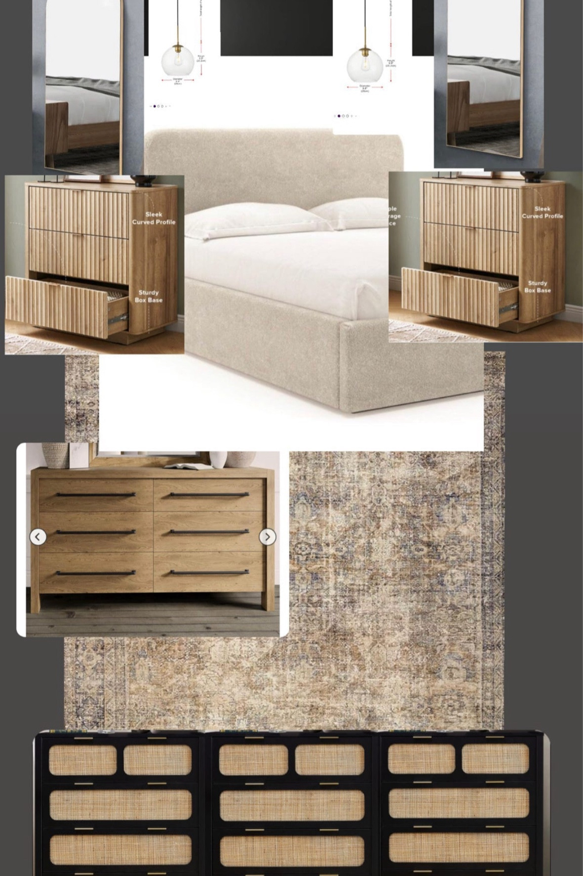 Master Bedroom Rug: Sunset Ink