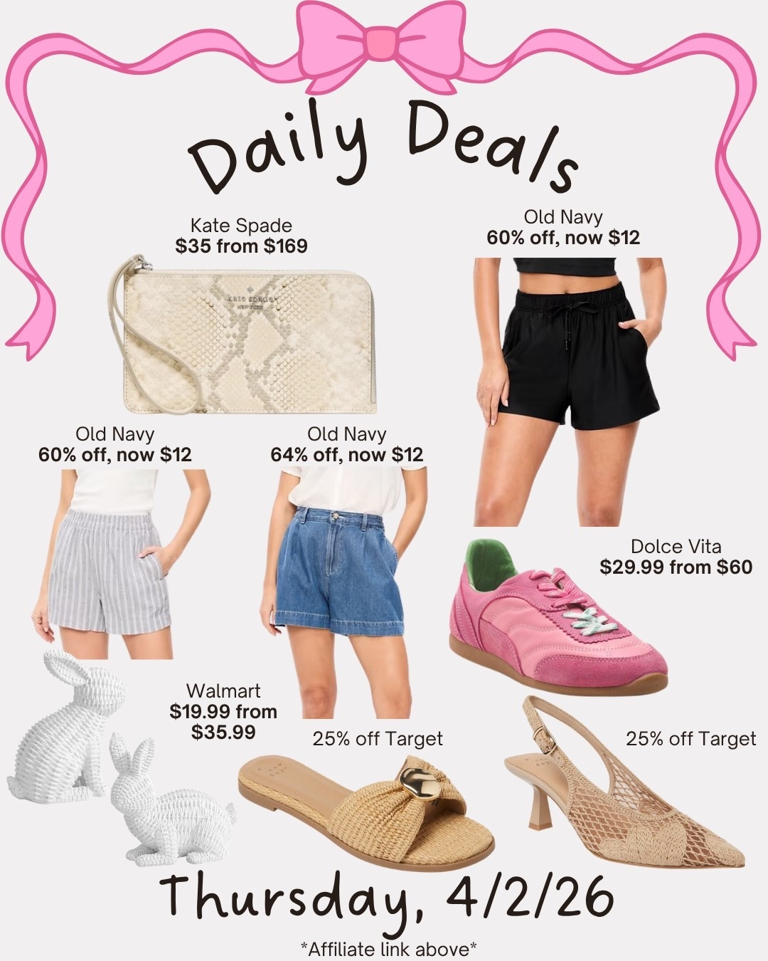 Daily deals 

#LTKMidsize #LTKSaleAlert #LTKSeasonal