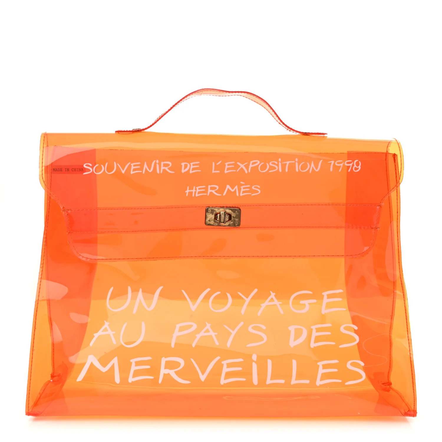 Vinyl Souvenir De L'Exposition Kelly Orange | FASHIONPHILE (US)