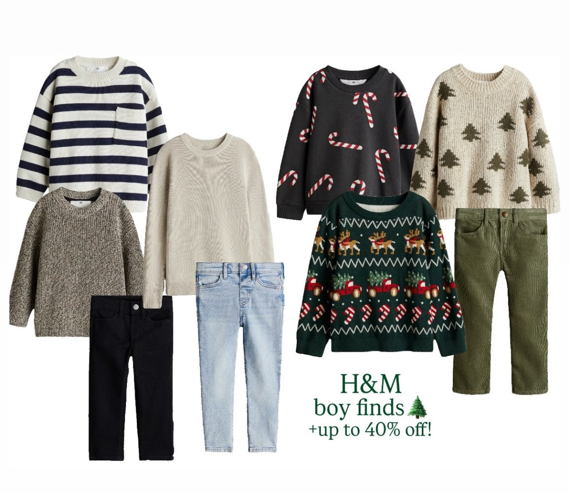 Up to 40% off H&M. My go to for cute boys clothes, esp for the holidays! 🌲

#LTKKids #LTKSeasonal #LTKFallSale