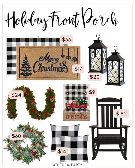 Holiday Front Porch | Christmas Front Porch | Holiday Decor | Christmas Decor | Holiday Porch Decor | Christmas Porch Decor

#LTKhome #LTKHoliday #LTKSeasonal