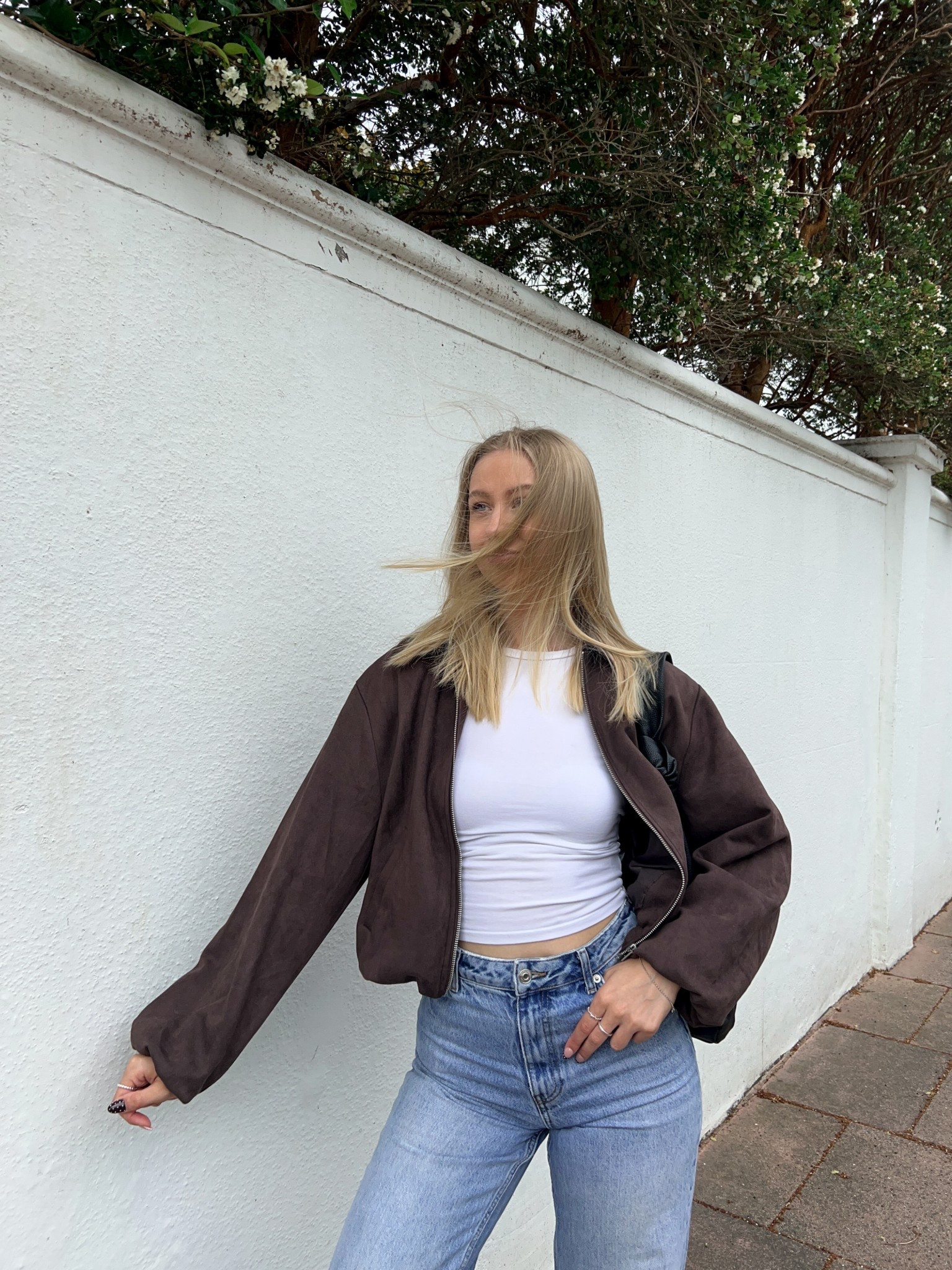 chocolate brown suede bomber jacket autumn winter fashion style inspo new look new in 

#LTKwinter #LTKautumn #LTKuk