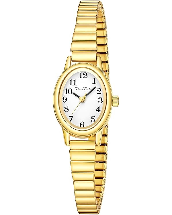 Diaofendi Petite Women's Easy Reader Watch, Analog Women Watch with Stainless Steel Expansion Ban... | Amazon (US)