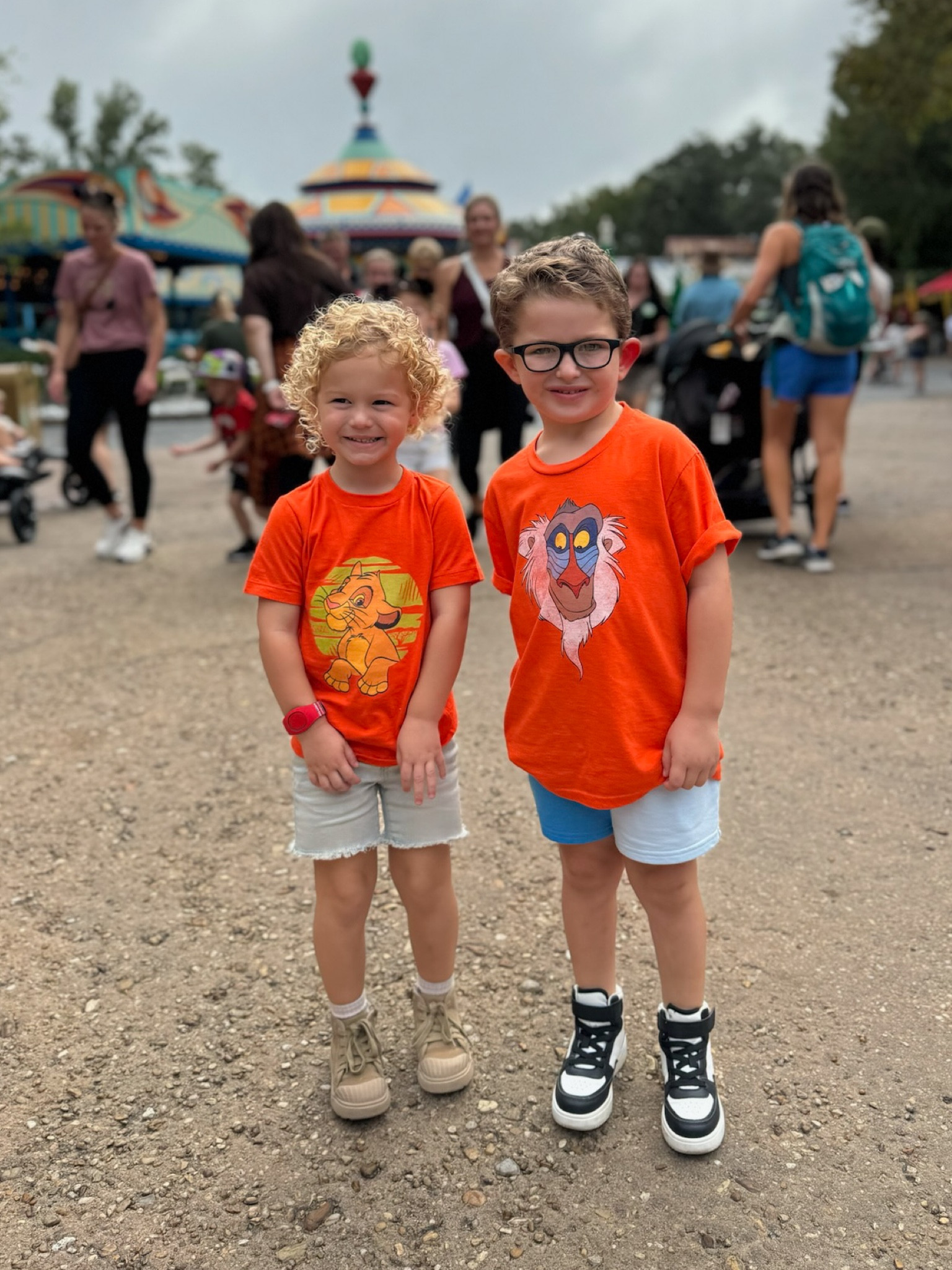 B & cuz in their Lion King tees - Animal Kingdom Day - linked similars to both of the boys shorts & sneakers!

#LTKfindsunder50 #LTKkids #LTKtravel