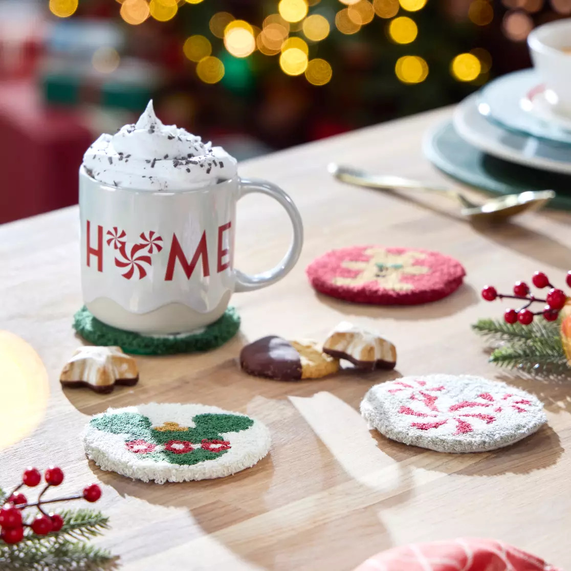 Mickey Mouse Icon ''Home'' Peppermint Swirl Mug – Disney Holiday Haven | Disney Store