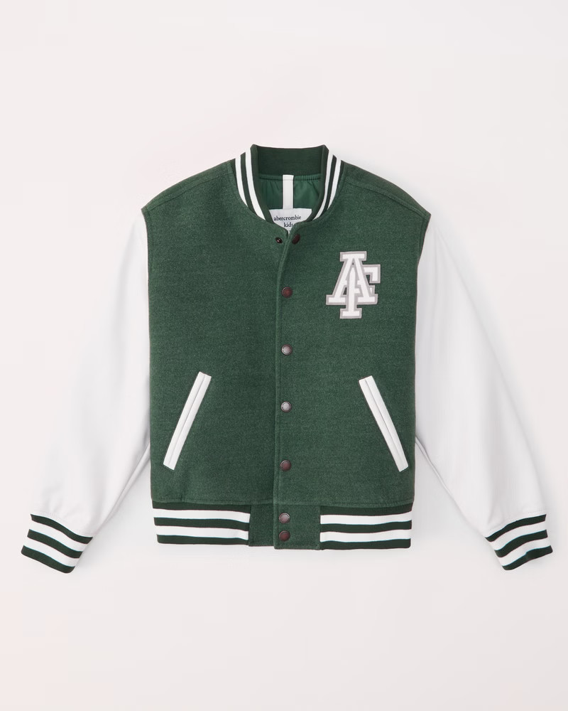 varsity bomber jacket | Abercrombie & Fitch (US)