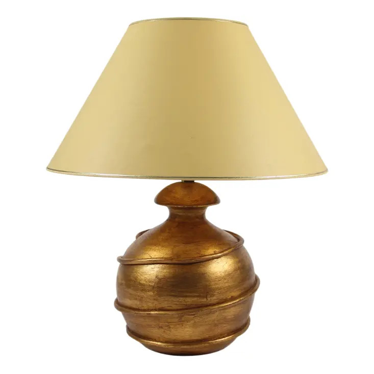 Late Art Deco Large Table Lamp | Chairish