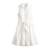 Click for more info about Women's DRAPER JAMES RSVP™ Button Front Sleeveless Shirt Dress