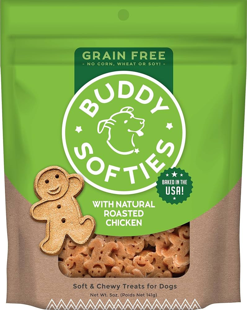 Buddy Biscuit Softies 5 oz Pouch, Soft & Chewy, Natural Roasted Chicken Flavor Dog Treats, Oven B... | Amazon (US)