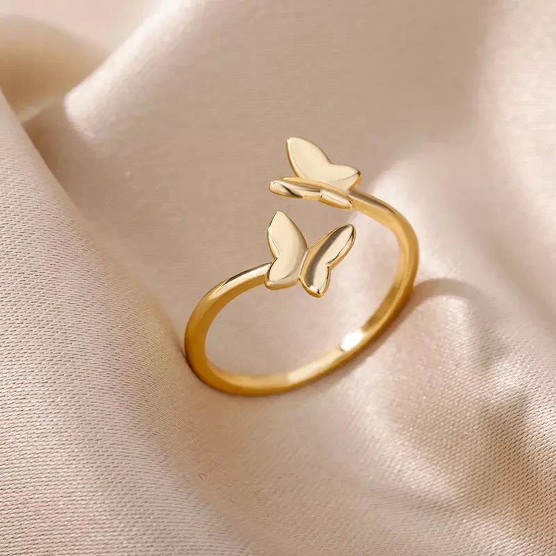 Butterfly Duo Ring | Aaniya Boutique