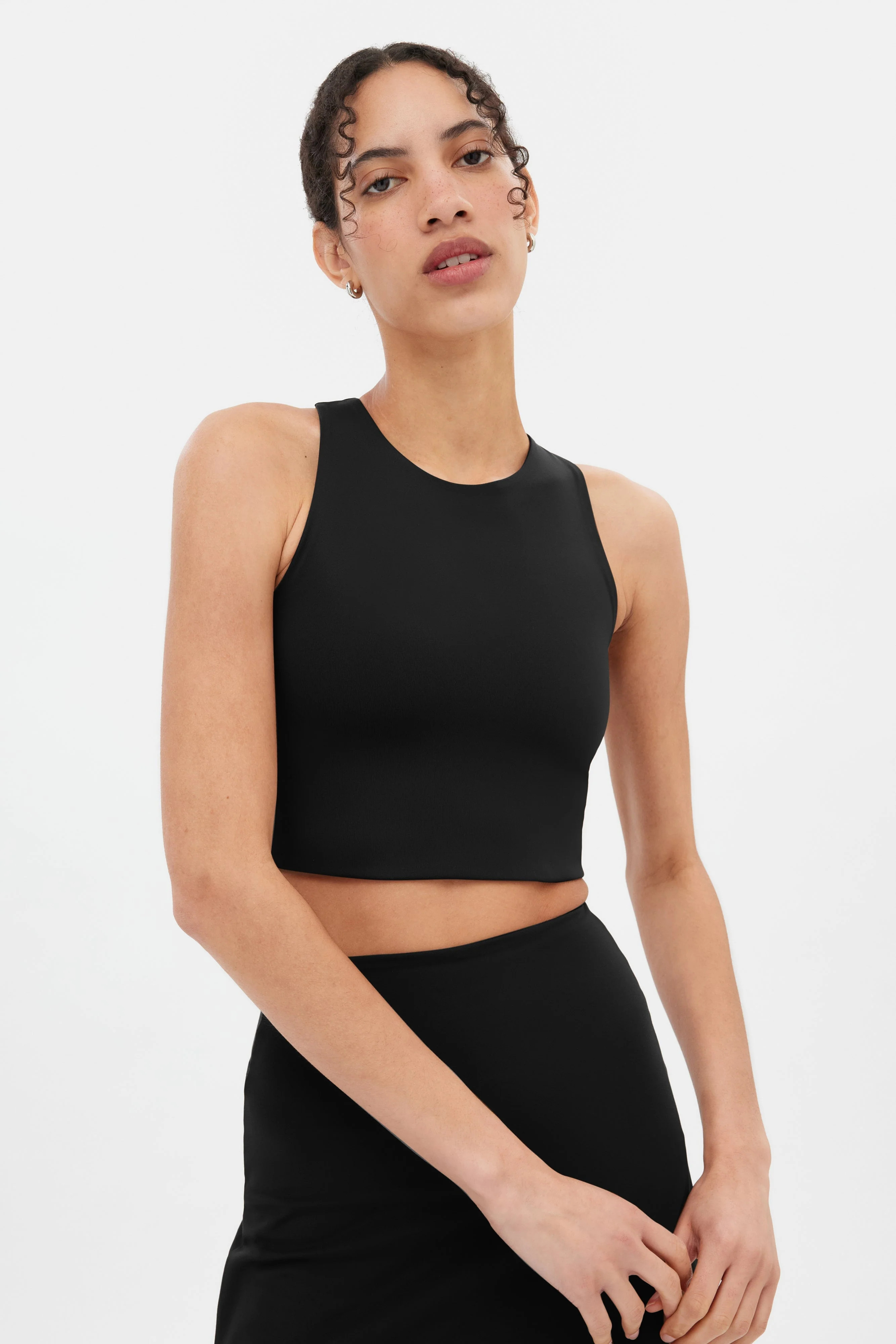 Black Dylan Tank Bra | Girlfriend Collective