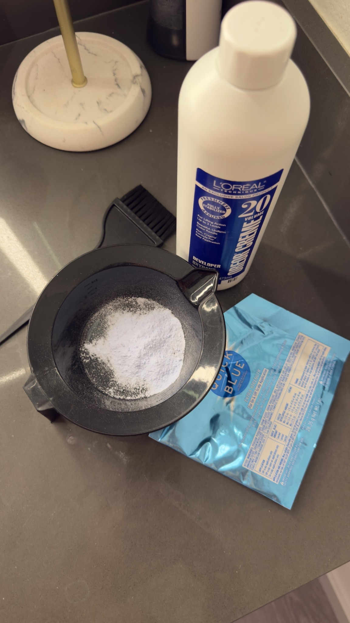 What I use to bleach my body hair