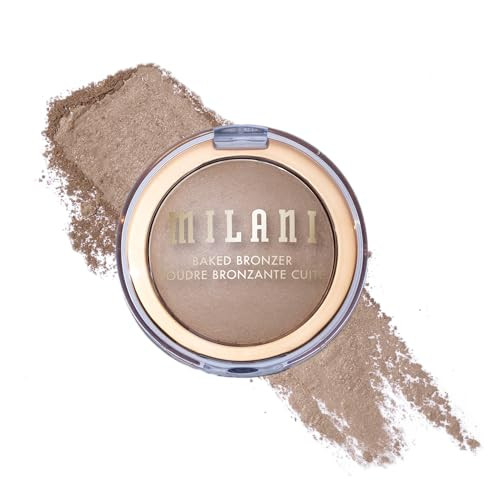 Milani Baked Bronzer - Long-Lasting Powder for Natural Sun-Kissed Glow- Lightweight, Buildable & Streak-Free Makeup with Radiant Finish- Talc-Free, Vegan & Cruelty-Free, Made in Italy, Amalfi Glow | Amazon (US)