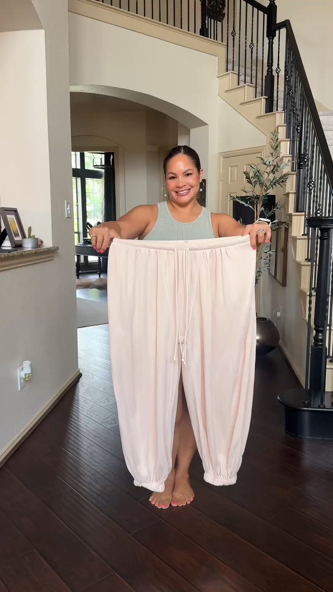 These balloon pants are the cutest! Loved them with this tank and these sandals are a must have! 
If you’re not sure how to style ballon pants, keep it simple!

#LTKootd #LTKOver40
