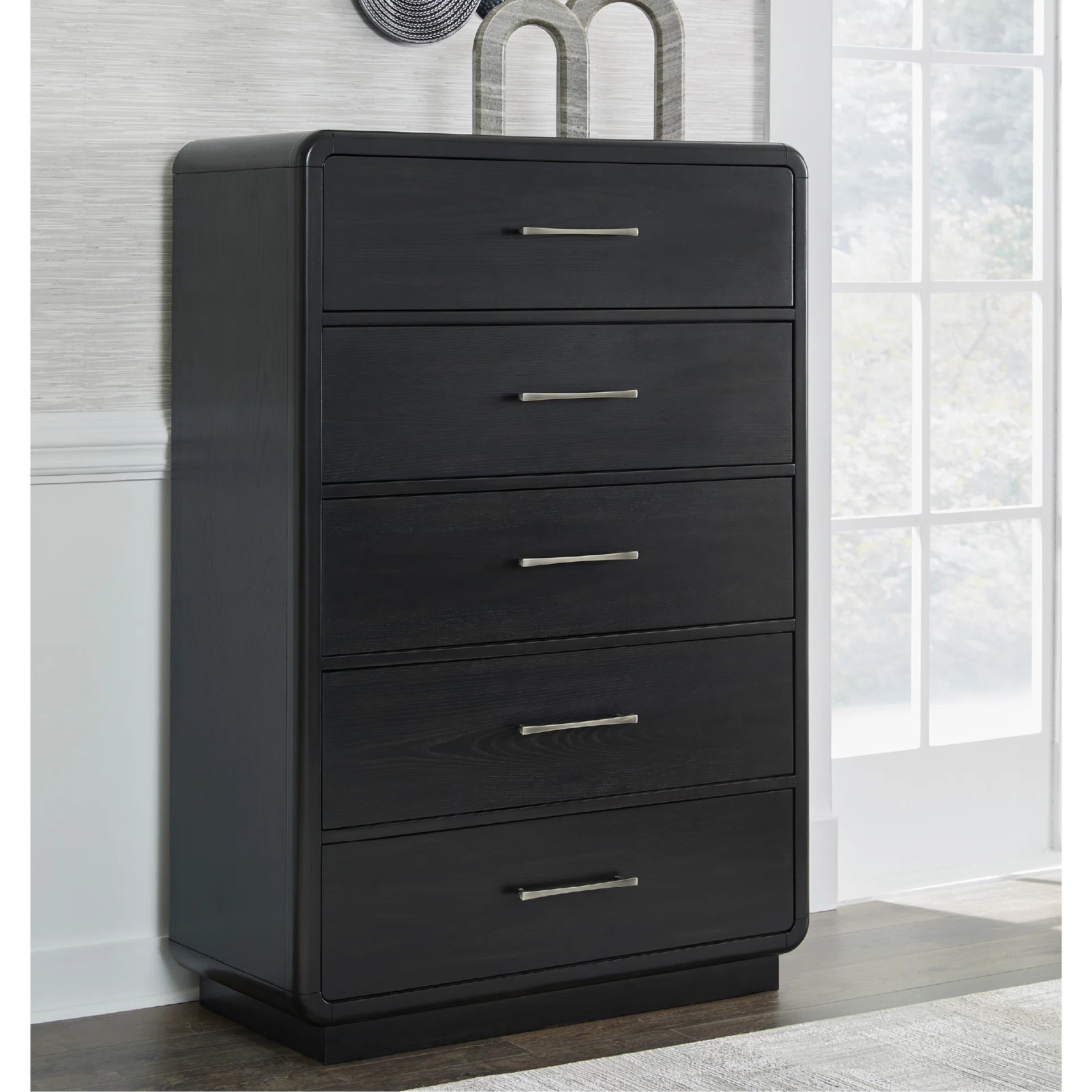 Beverlyn Solid Wood 40.13'' W 5 - Drawer Dresser | Wayfair North America