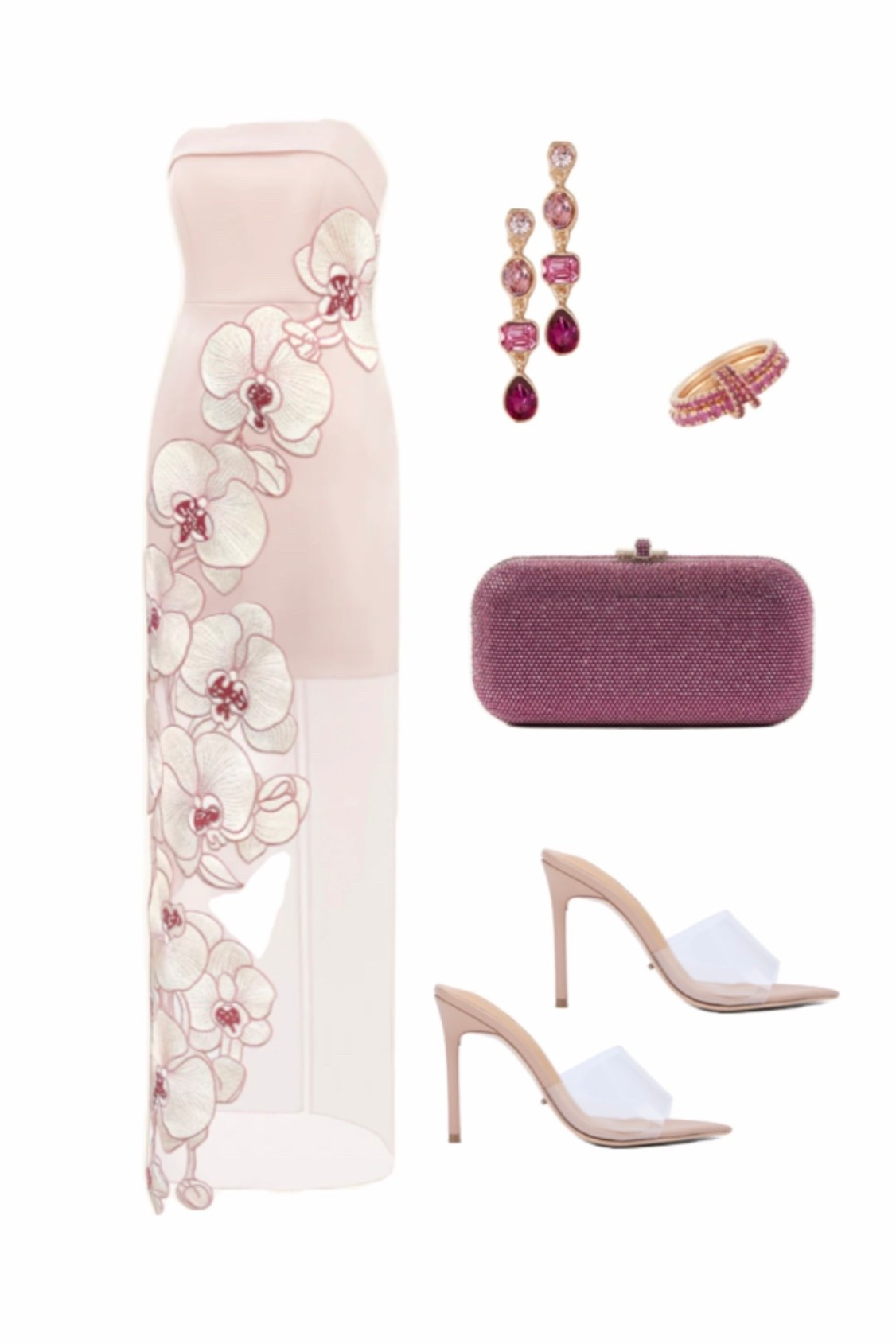 Soft pink floral dress perfect for Valentine’s Day or a spring wedding.

valentines day dress, pink floral dress, wedding guest dress, spring wedding guest outfit, romantic dress outfit, strapless midi dress, floral occasion dress, feminine event look, pink cocktail dress, elegant wedding guest style, date night dress, formal spring outfit

#LTKWedding #LTKValentine